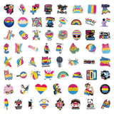 Rainbow Stickers Pack: Vibrant and Durable Designs.-ChandeliersDecor