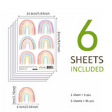 Rainbow Wall Stickers | Rainbow Wall Decal | Rainbow Wall Print