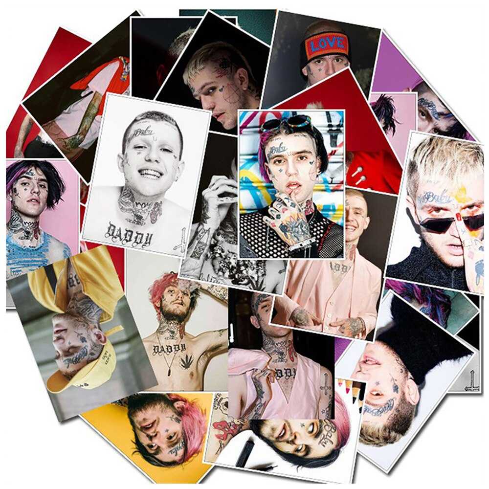 Rapper Singer Lil Peep Singer Stickers Pack-ChandeliersDecor