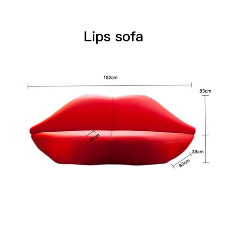 Red Lips Shape Casual Fabric-ChandeliersDecor