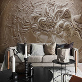 Relief Beauty Wallpaper for Home Wall Decor-ChandeliersDecor