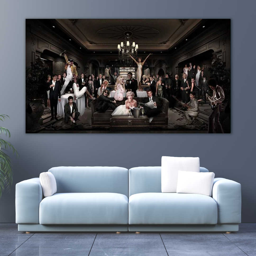 Rest is History Celebrities Poster: Iconic Celebrity Moments-ChandeliersDecor
