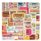 Retro Air Tickets Stickers Pack-ChandeliersDecor