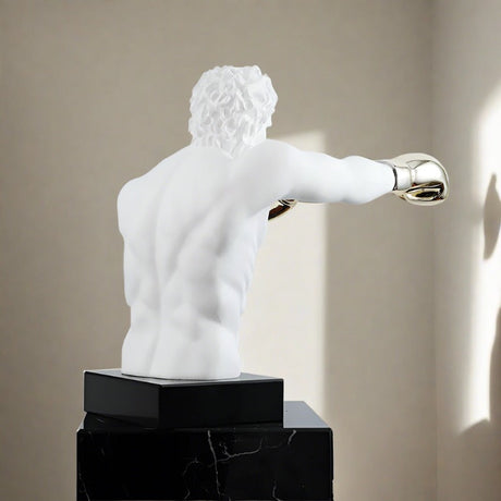 Retro Boxing Sculpture Statue Sculpture Home Decor-ChandeliersDecor