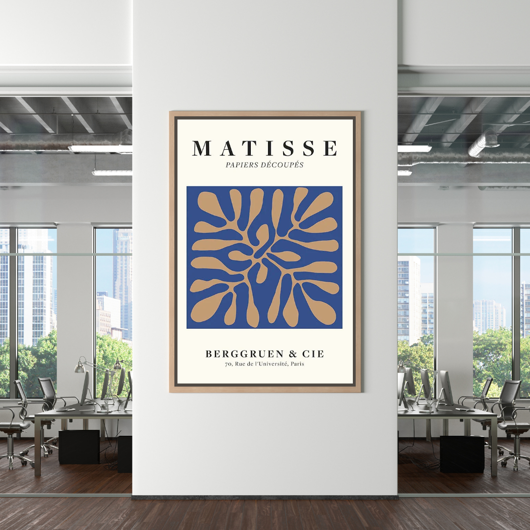 Retro Matisse William Berggruen and Cie Canvas Wall Art-ChandeliersDecor