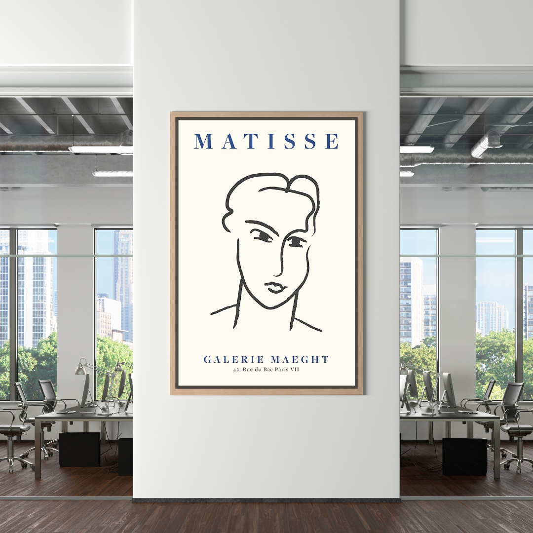 Retro Matisse William Galerie Maeght Canvas Wall Art-ChandeliersDecor