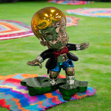 Richie Rich Skating Money Sculpture Statue-GraffitiWallArt