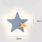 Rocket Moon Star Wall Lamp | Kid's room Lighting Decor-ChandeliersDecor