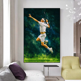 Roger Federer Canvas Wall Art Decor for Tennis Fans