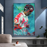 Roger Federer Canvas Wall Art: The Tennis Legend-ChandeliersDecor