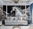 Royal Horse Wallpaper Murals-ChandeliersDecor.com
