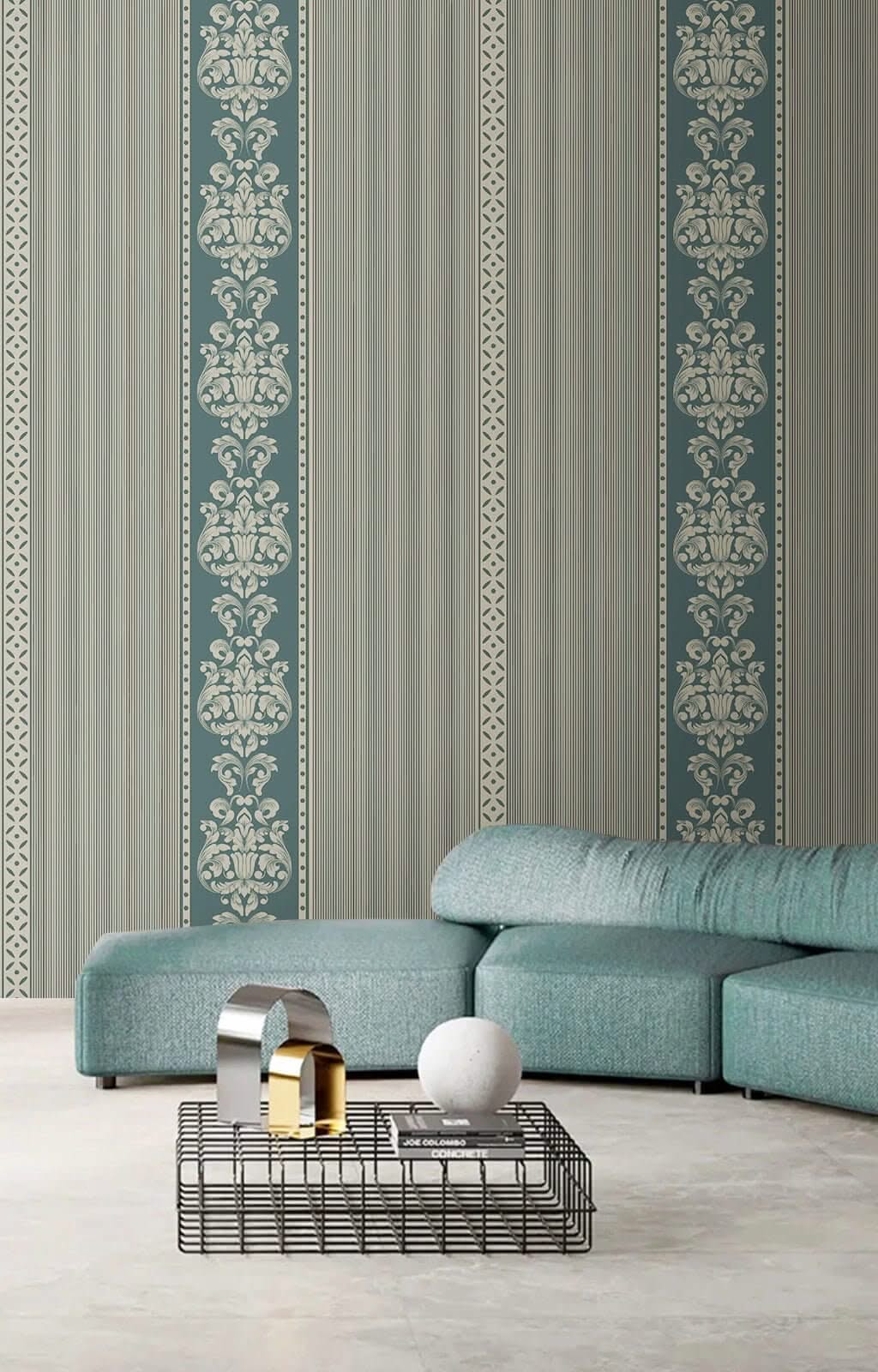 Royale Abstract Pillars Wallpaper Mural-ChandeliersDecor.com