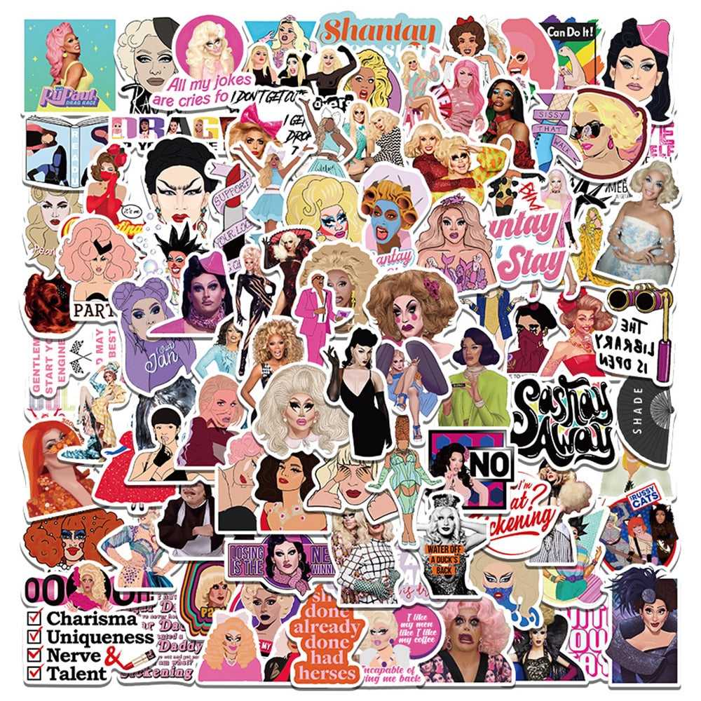 RuPaul Drag Race Stickers – Showcase Your Love!-ChandeliersDecor