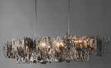 Rust Metal Chandelier: Exquisite Lighting Fixture-ChandeliersDecor