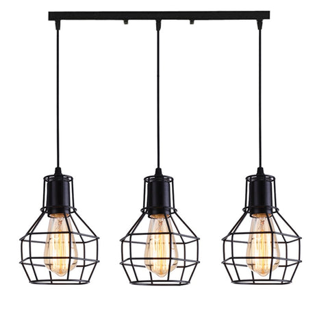 Rustic Industrial Pendant Light Hangings-ChandeliersDecor