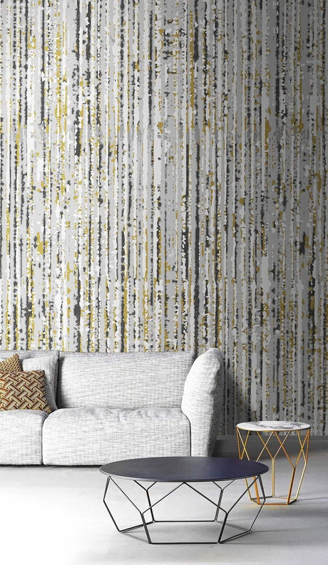 Rustic Linear Bars Wallpaper Mural-ChandeliersDecor.com
