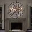 Rustic Orb Chandelier - Rustic and Elegant Lighting