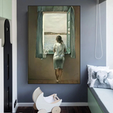 Salvador Dali's Young Woman at The Window Canvas Wall Art Bring Surreal Beauty to Your Space-ChandeliersDecor