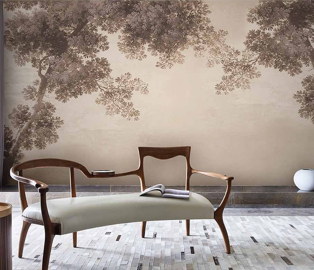 Sandstorm Tree DesignSandstorm Tree Design - Tree Wallpaper Murals-ChandeliersDecor