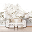 Scandi Mountains Wallpaper: Transform Your Space-ChandeliersDecor