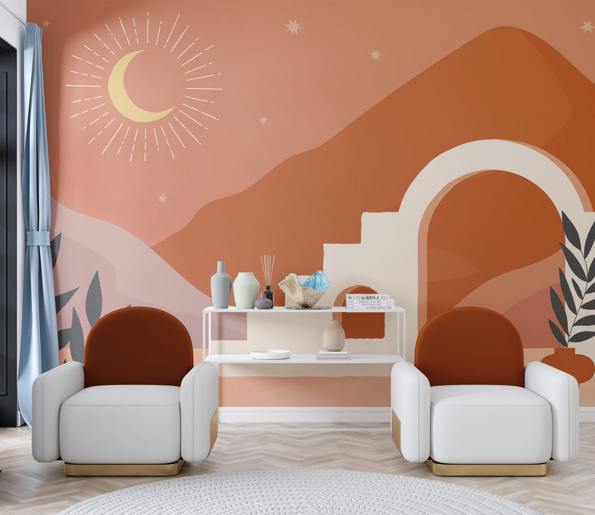 Scandinavian Wallpaper Mural: Express Your Nordic Style-ChandeliersDecor