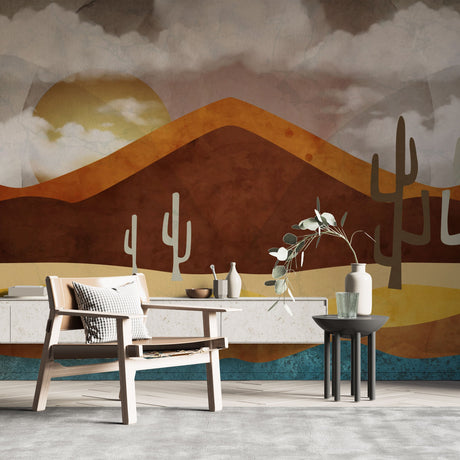 Scandinavian Wallpaper Mural: Transform Spaces with Elegance-ChandeliersDecor