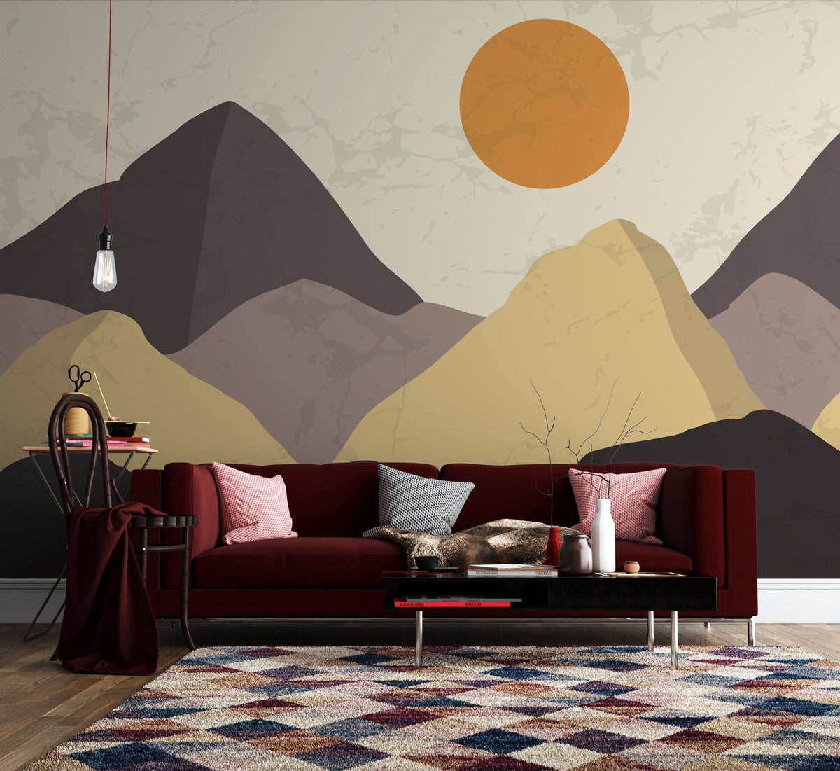 Scandinavian Wallpaper Mural: Transform Your Space-ChandeliersDecor