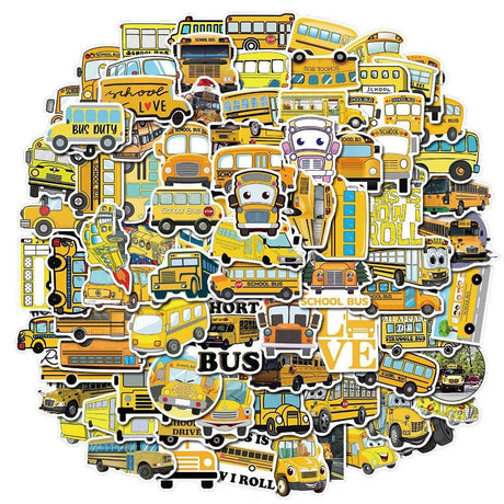 School Bus Stickers Pack-ChandeliersDecor