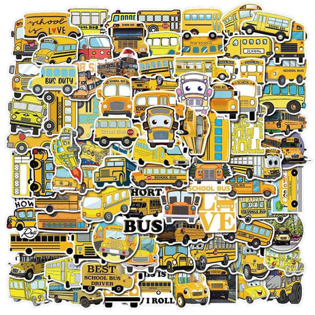 School Bus Stickers Pack-ChandeliersDecor