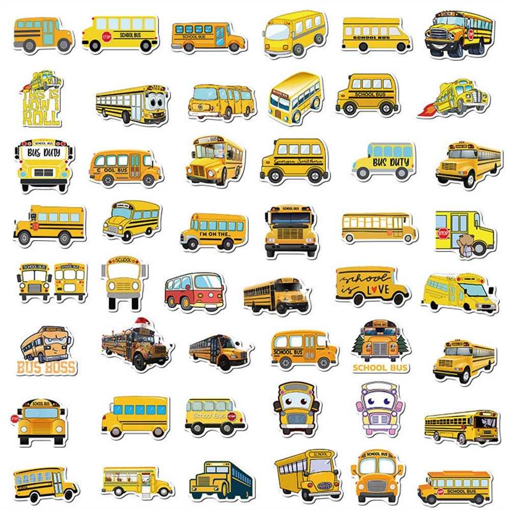 School Bus Stickers Pack-ChandeliersDecor