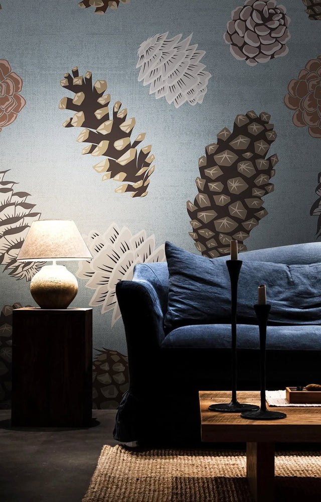 Scones Floral Wallpaper Mural-ChandeliersDecor.com