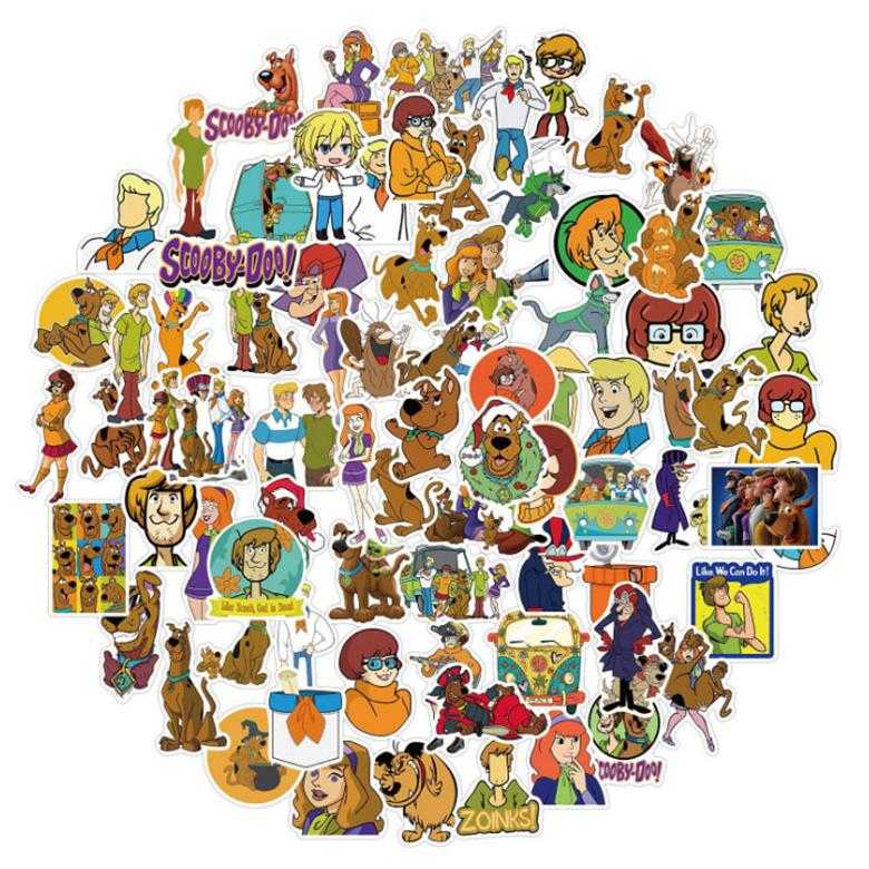 Scooby Doo Stickers Pack - Get Your Favorite Characters-ChandeliersDecor