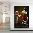 Scrooge McDuck Money Maker Millionaire Canvas Wall Art