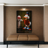 Scrooge McDuck Canvas Wall Art - Money Maker Millionaire-ChandeliersDecor