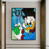 Scrooge McDuck Forbes Canvas Wall Art - Exclusive-ChandeliersDecor