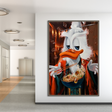 Scrooge McDuck Money Maker Millionaire Canvas Wall Art