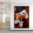 Scrooge McDuck Money Maker Millionaire Canvas Wall Art