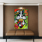 Scrooge McDuck Money Maker Millionaire Canvas Wall Art-ChandeliersDecor