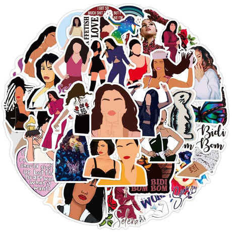 Selena Gomez Singer Stickers-ChandeliersDecor