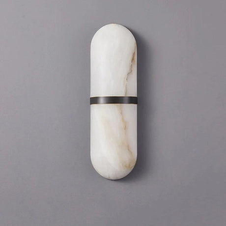 Semi Cylinder Marble Wall Light-ChandeliersDecor