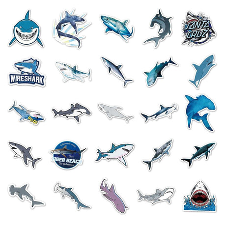 Shark Animal Stickers Pack-ChandeliersDecor