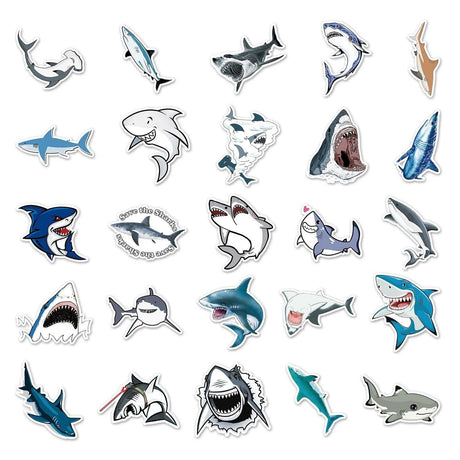 Shark Animal Stickers Pack-ChandeliersDecor