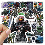 Shooting Game Halo Personalized Graffiti Sticker Notebook Computer Skateboard Decoration DIY Helmet Guitar-ChandeliersDecor