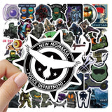 Shooting Game Halo Personalized Graffiti Sticker Notebook Computer Skateboard Decoration DIY Helmet Guitar-ChandeliersDecor