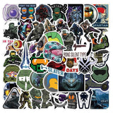 Shooting Game Halo Personalized Graffiti Sticker Notebook Computer Skateboard Decoration DIY Helmet Guitar-ChandeliersDecor