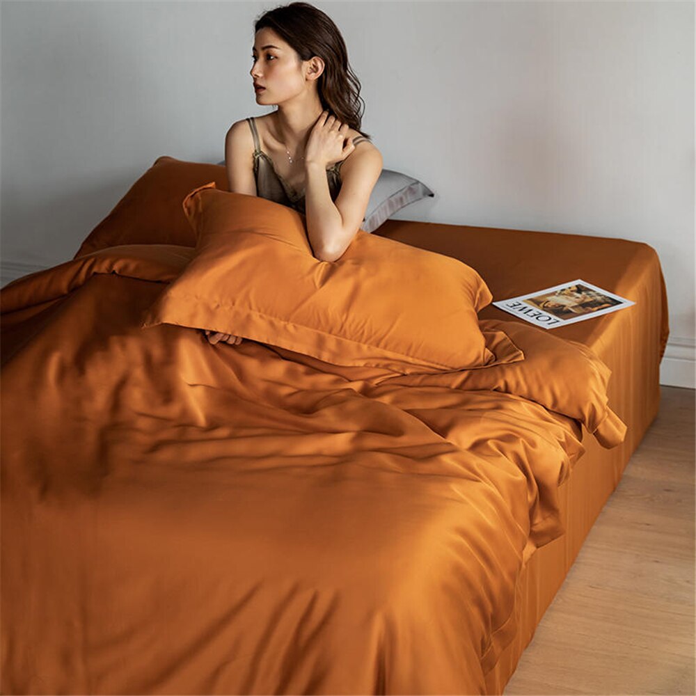 Silk Bedding Sets The Perfect Night's Sleep Awaits-ChandeliersDecor