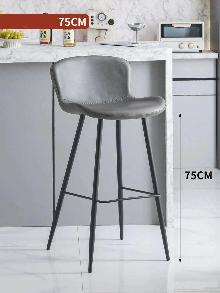 Sillas Ergonomic Bar Chairs for Kitchen Island-GraffitiWallArt
