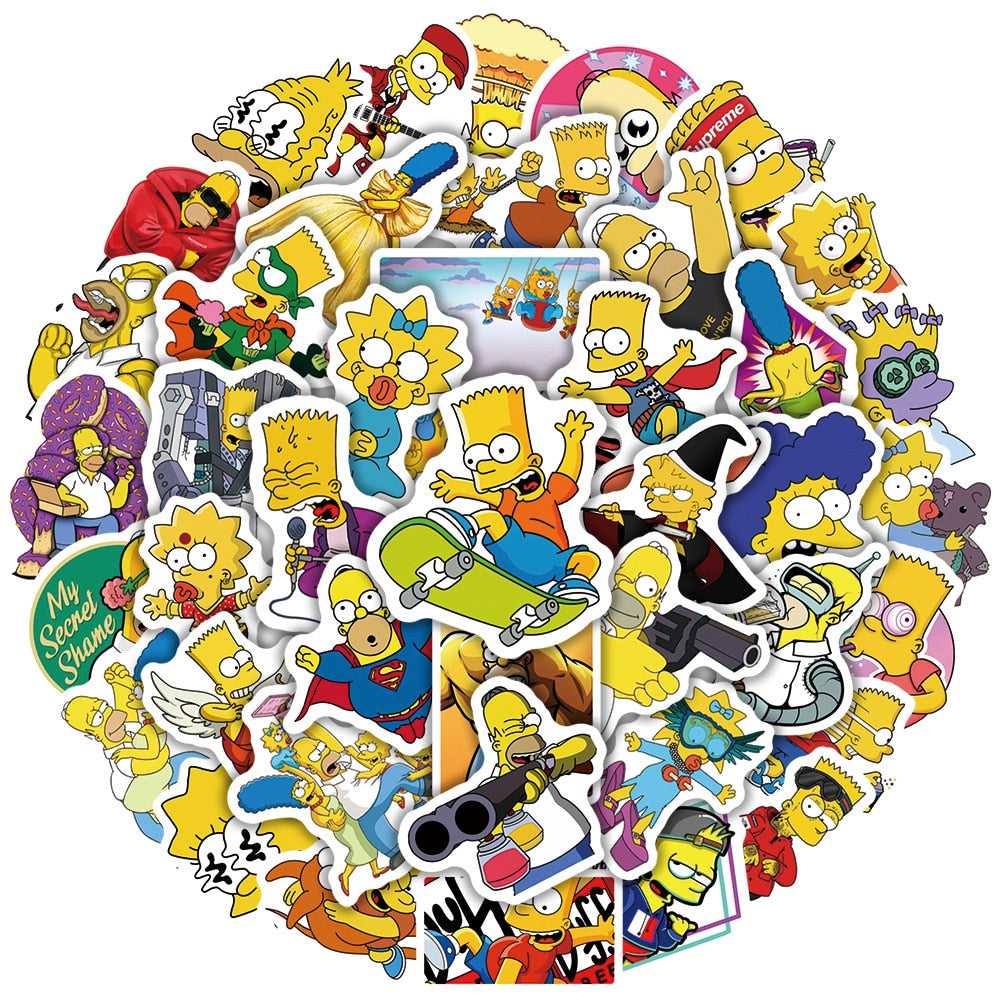 Simpson Stickers Pack: Authentic, Colorful Collection-ChandeliersDecor