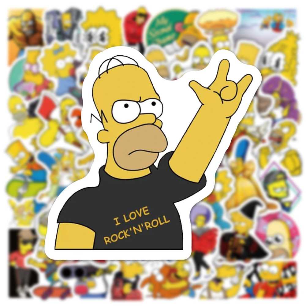 Simpson Stickers Pack: Authentic, Colorful Collection-ChandeliersDecor
