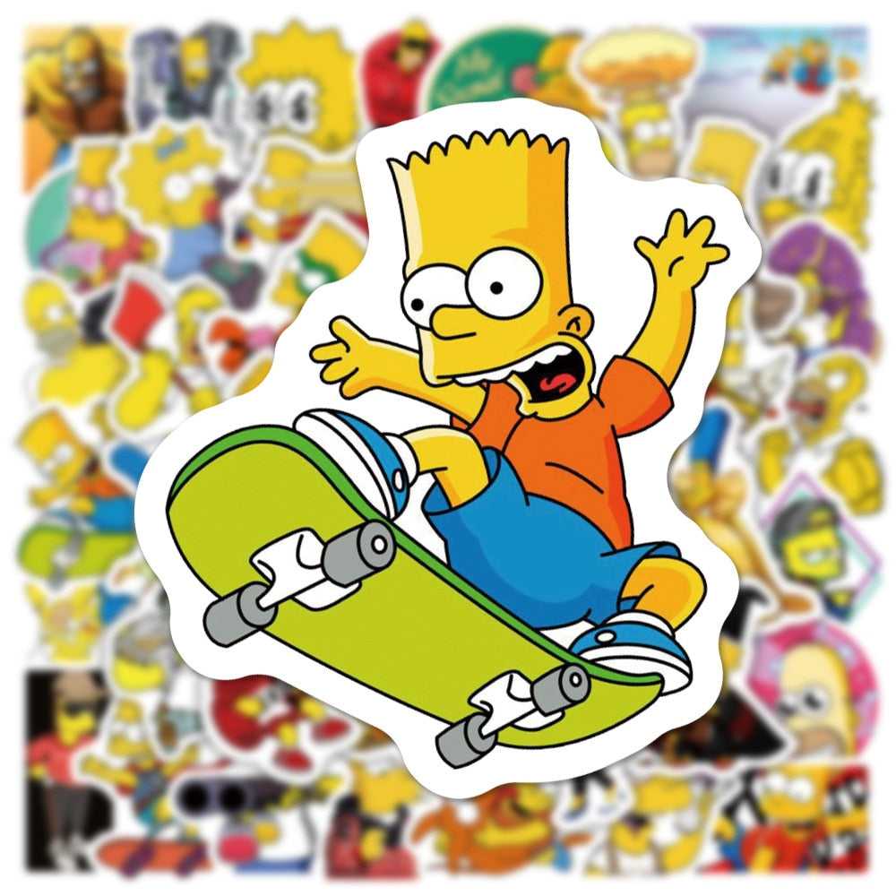 Simpson Stickers Pack: Authentic, Colorful Collection-ChandeliersDecor